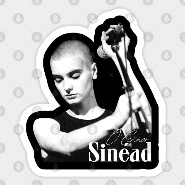 Sinead O'Connor retro 90s Sticker by jeffreybeard